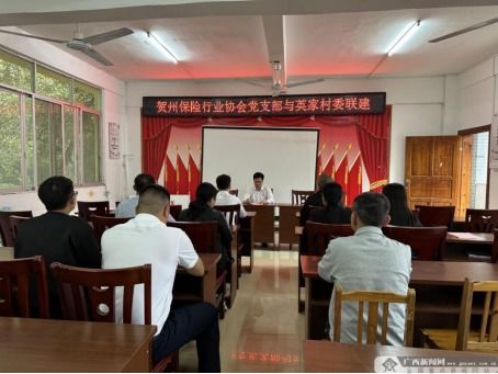 賀州保險行業協會 黨建引領聚合力，普惠金融促發展